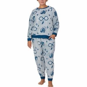 Wizarding World Harry Potter Blue Pajama Set, Women's Large. New Plush